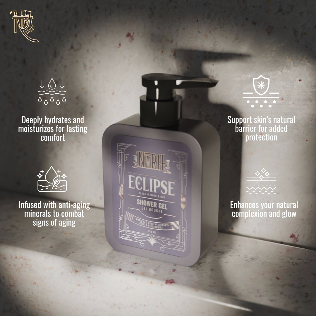 ECLIPSE | Oud & Black Leather | Body Wash - Narh - BODY WASH
