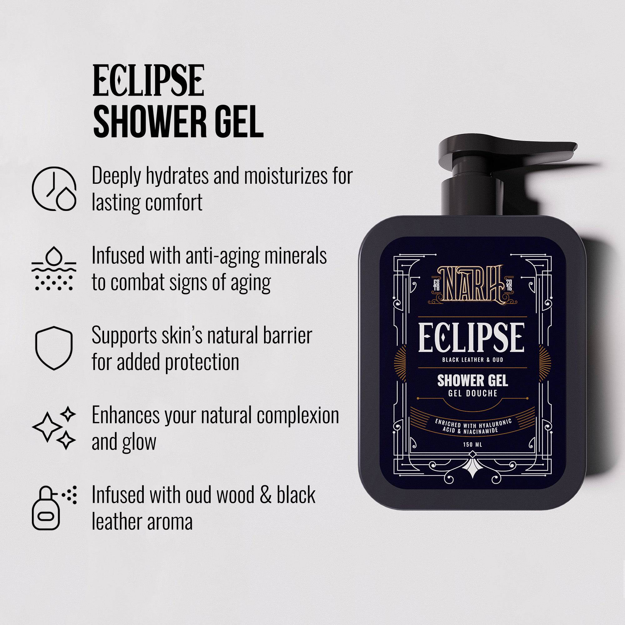ECLIPSE | Oud & Black Leather | Body Wash - Narh - BODY WASH