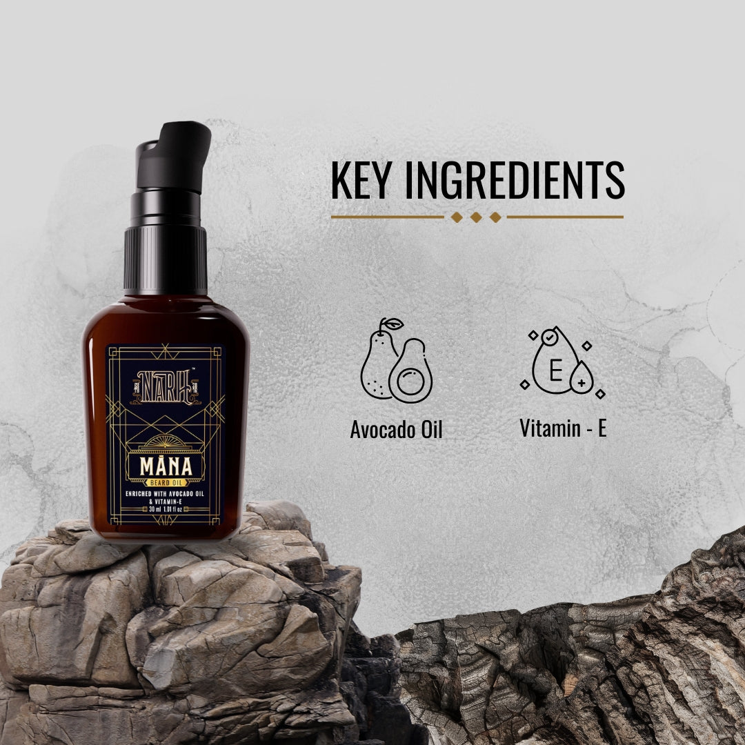 MANA | Naturally Crafted Beard Oil - Narh - Beard Oil
