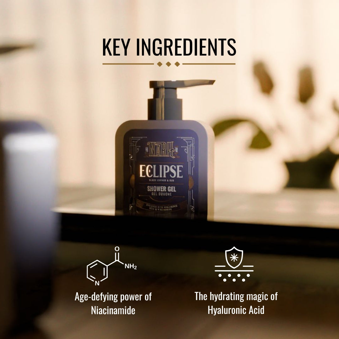 ECLIPSE | Oud & Black Leather | Body Wash - Narh - BODY WASH