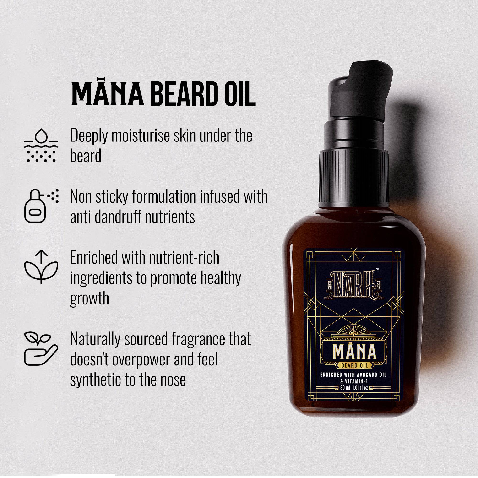MANA | Naturally Crafted Beard Oil - Narh - Beard Oil