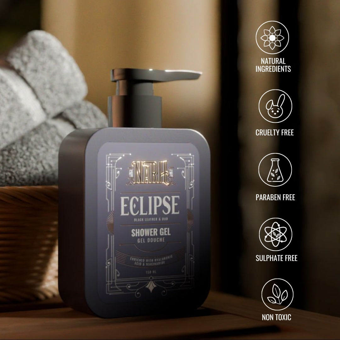 ECLIPSE | Oud & Black Leather | Body Wash - Narh - BODY WASH