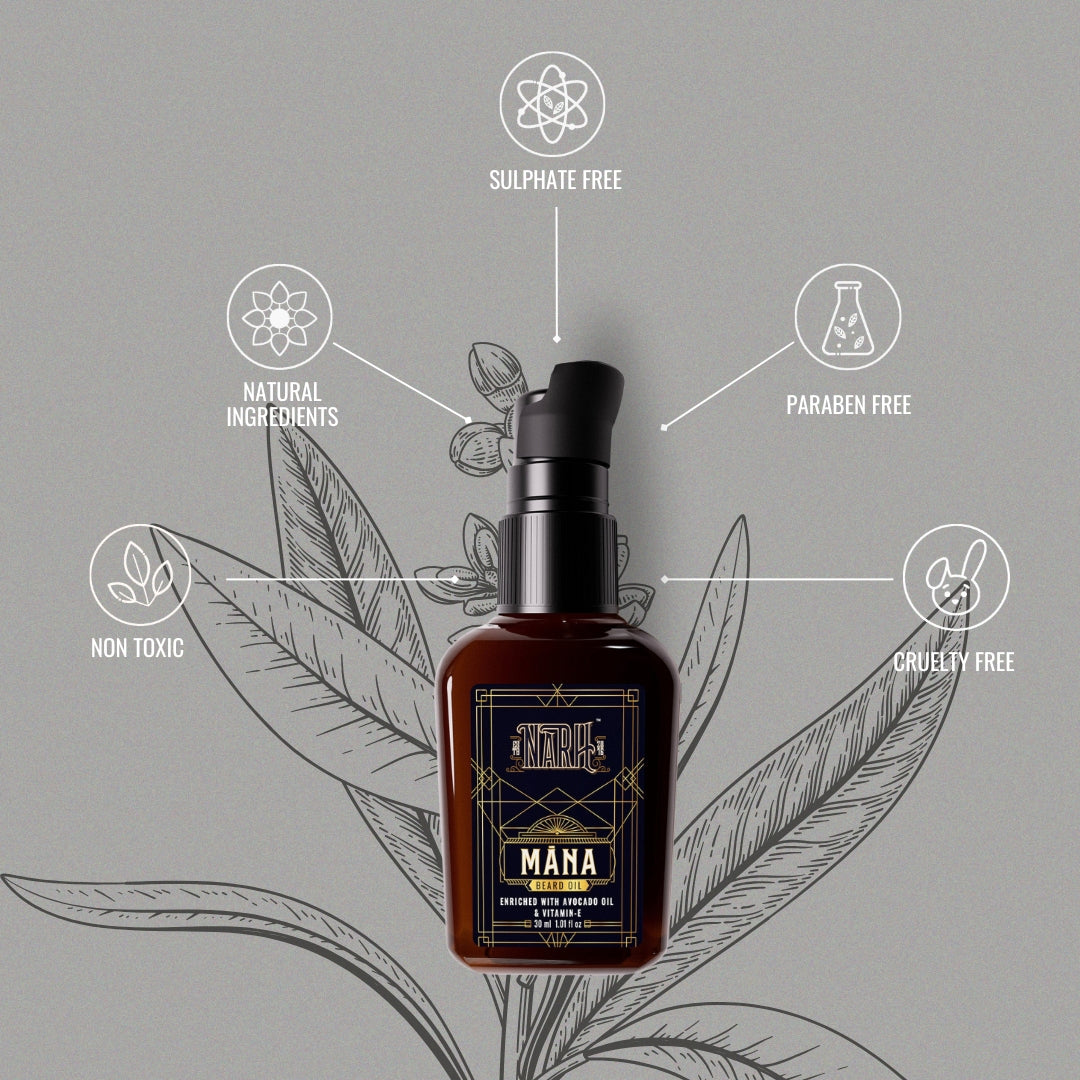 MANA | Naturally Crafted Beard Oil - Narh - Beard Oil