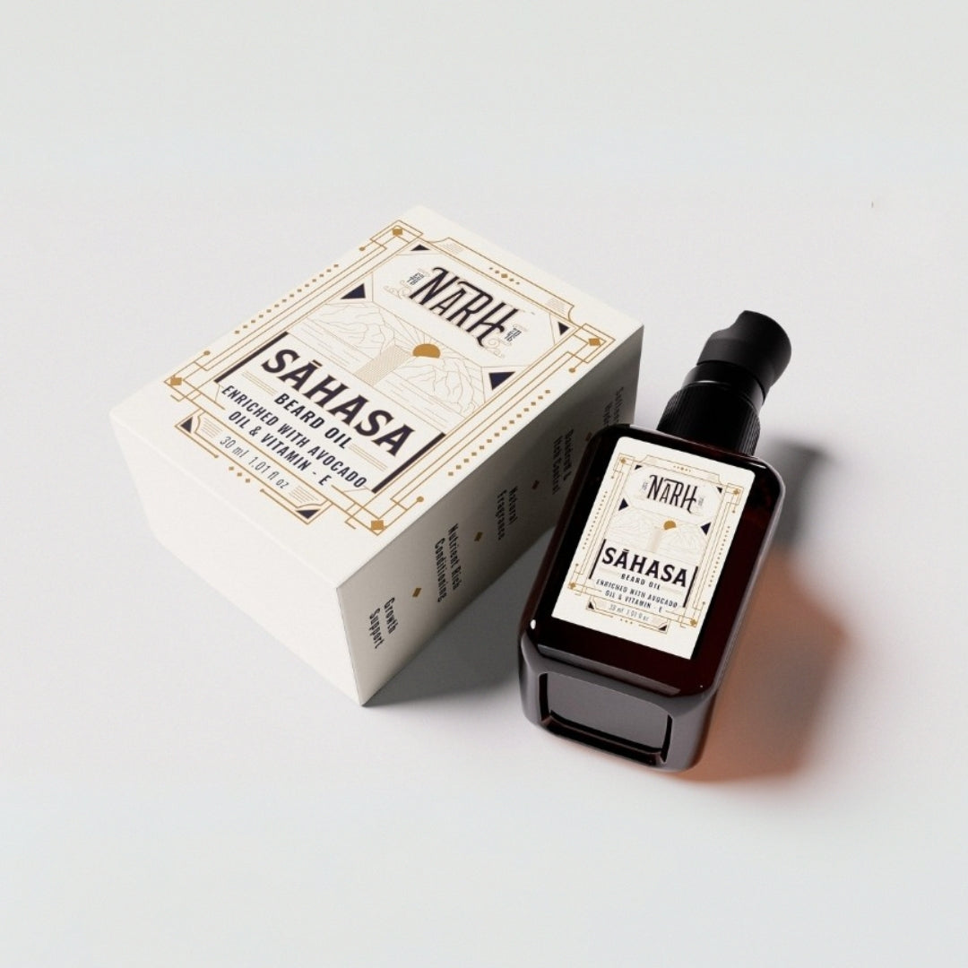 SAHASA | Naturally Crafted Beard Oil - Narh - Beard Oil