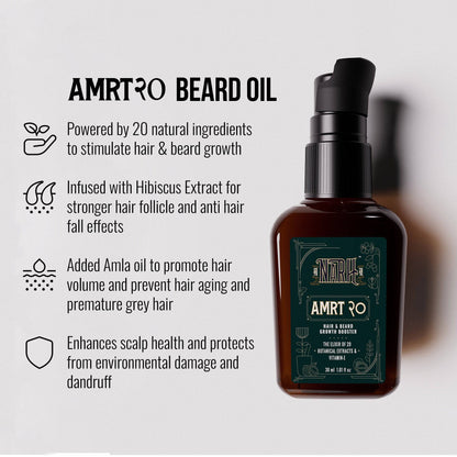 AMRT 20 | Hair Growth Oil - Narh - Beard &amp; Hair Oil