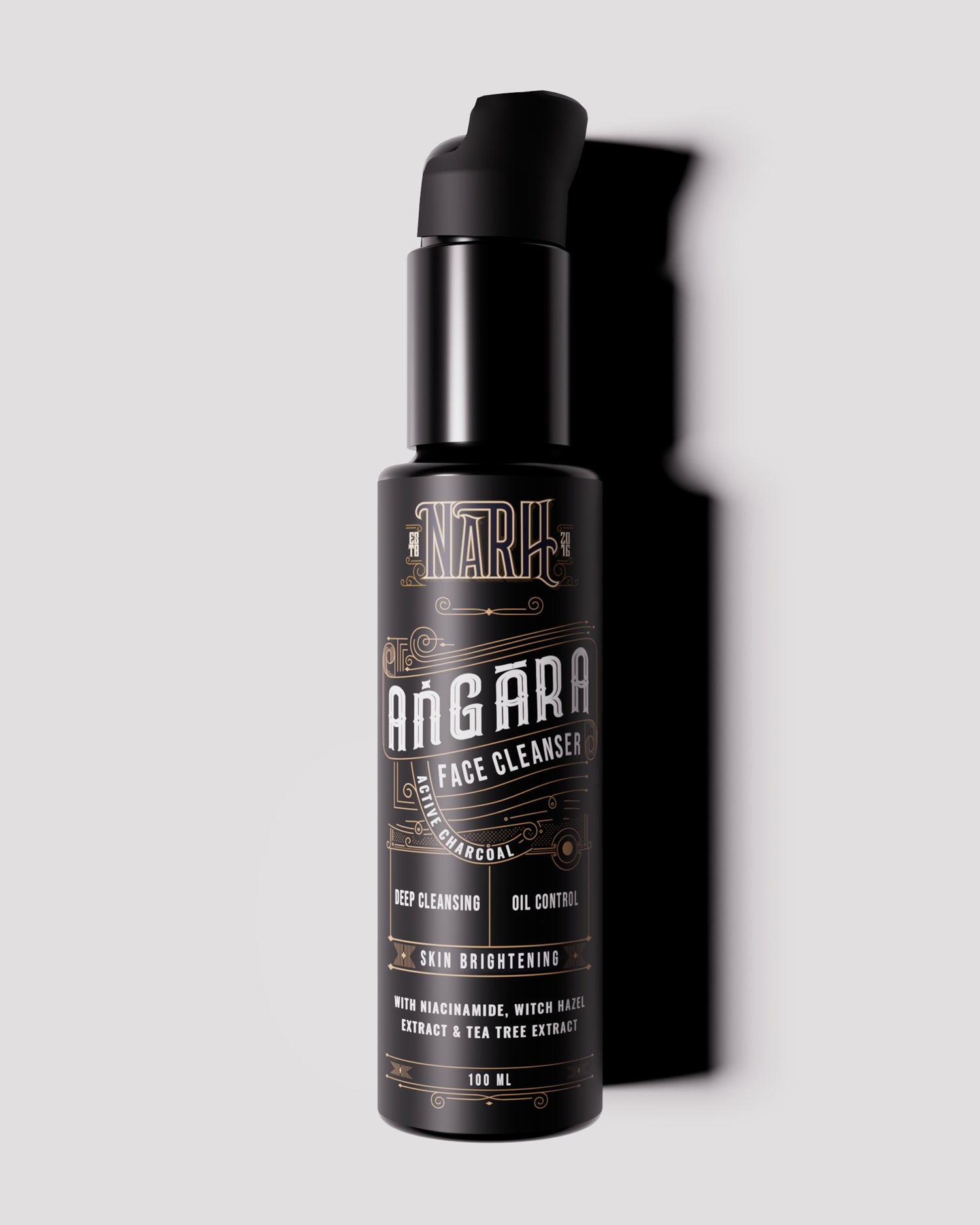 ANGARA | Active Charcoal &amp; Witch Hazel Extract Facewash For Men - Narh