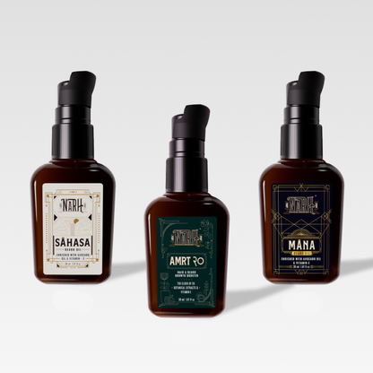 Luxury Beard Oil Bundle - Set of 3 - Narh - Beard Oil