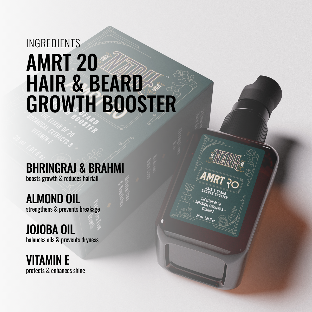 AMRT 20 | Hair Growth Oil - Narh - Beard &amp; Hair Oil
