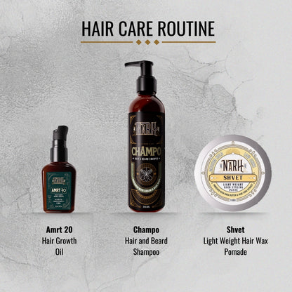 SHVET | Light Weight Hair Wax Pomade - Narh - hair styling
